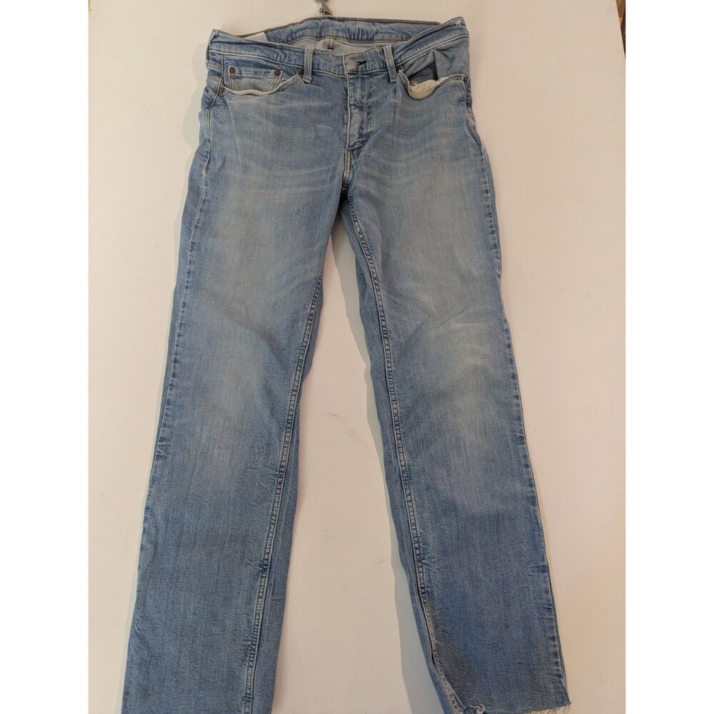 Levis Pants Womens 33x32 Blue‎ 514 Slim Straight Denim Casual Workwear Preppy